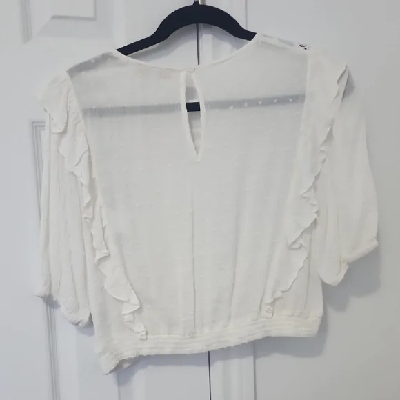 Pookie & Sebastian Ruffle Blouse Top - Picture 7 of 8